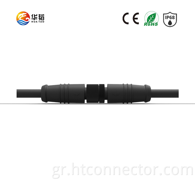 Metal waterproof connector